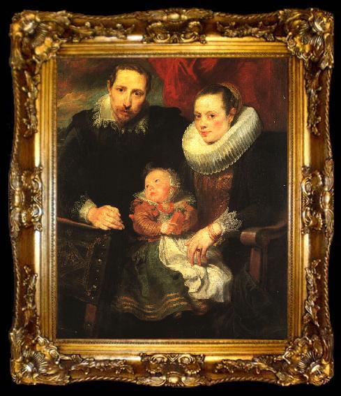 framed  Anthony Van Dyck Family Portrait_5, ta009-2